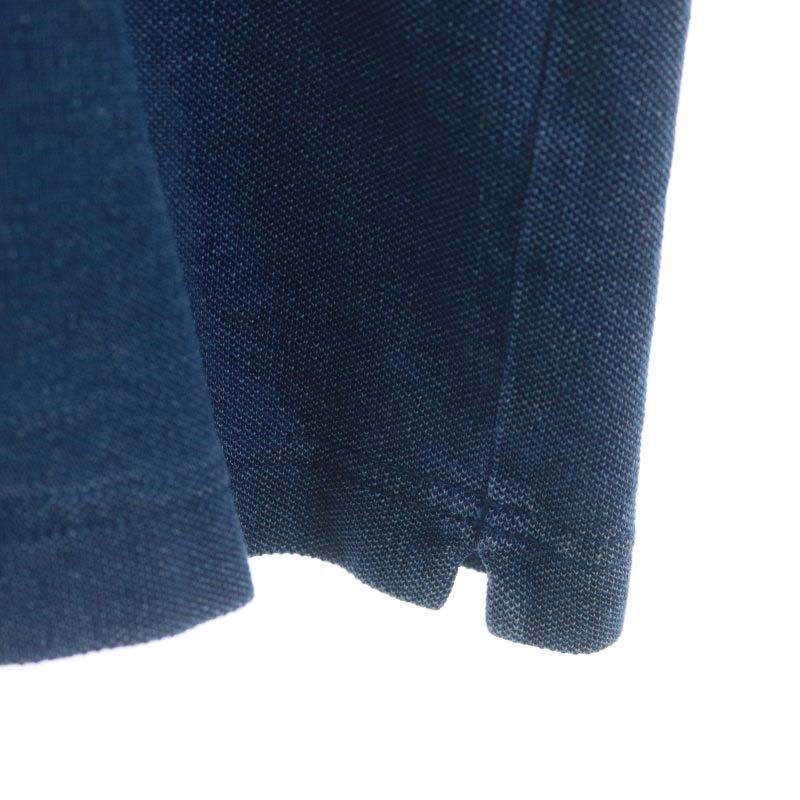 ラコステ LACOSTE インディゴ ポロシャツ 半袖 レギュラーフィット FR2 青 ブルー PH371EM /DF ■OS メンズ_画像6
