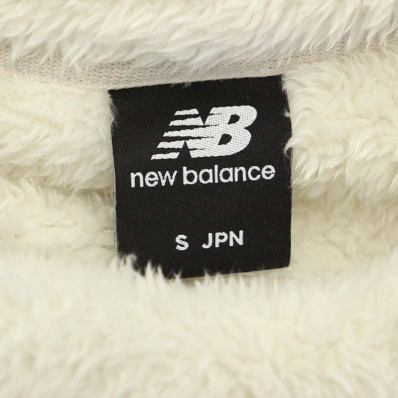  New balance NEW BALANCE.... pull over sweatshirt sweat long sleeve S white white /AT #OS men's lady's 