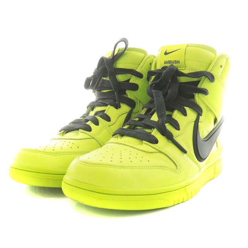 ナイキ NIKE × AMBUSH アンブッシュ DUNK HI ダンクハイ スニーカー シューズ US8.5 26.5cm ライトグリーン CU7544-300_画像2