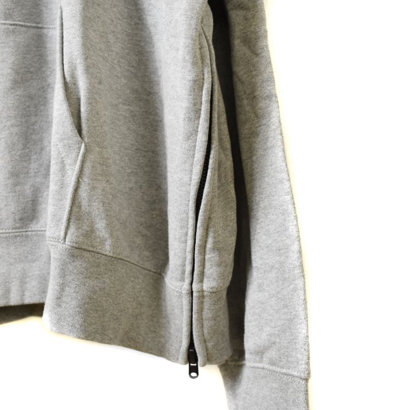 FOG ESSENTIALS FEAR OF GOD HALF ZIP PULLOVER HOODIE ハーフジップ プルオーバー フーディー L グレー メンズ_画像7