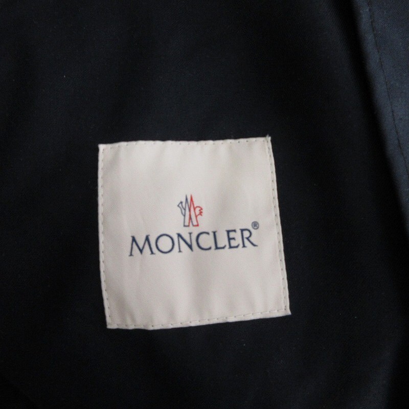 モンクレール MONCLER JULES GIUBBOTTO フーテッドジャケット パーカー 長袖 コットン C10914107530 紺 ネイビー 3 L位 メンズ_画像4