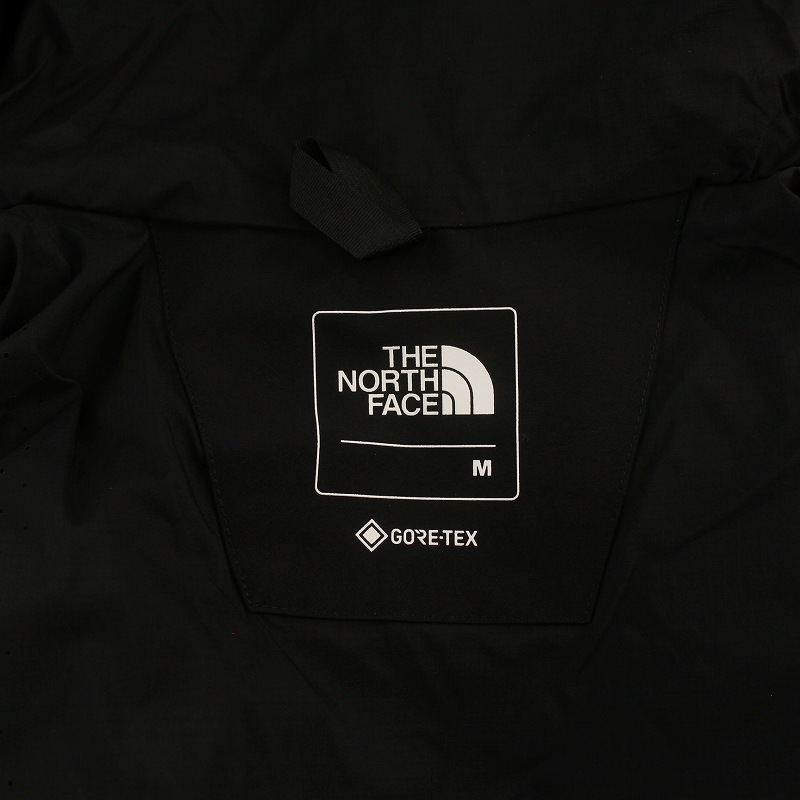 未使用品 ザノースフェイス THE NORTH FACE Mountain Jacket マウンテンジャケット ゴアテックス フード パーカー ナイロン M 黒 NP61800の画像4