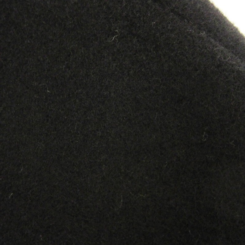 アンプーファム unpeu femme オーバーサイズ ウール コート ブラック レディース_画像6