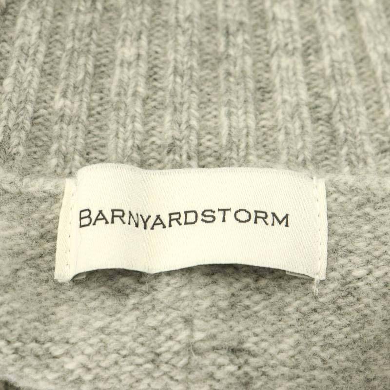  van ярд storm BARNYARDSTORM вязаный свитер длинный рукав ta-toru шея шерсть .0 серый /NR #OS женский 