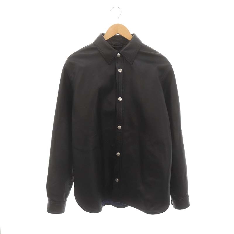 アクネ ストゥディオズ Acne Studios ブロコンスト Black Leather jacket レザージャケット 羊革 S/M 黒 ブラック /HK ■OS レディース_画像1