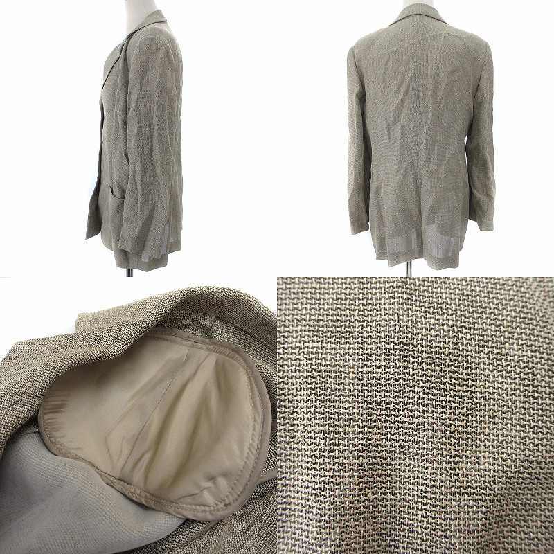  Burberry zBurberrys Vintage white tag pants suit setup tailored jacket wool .linen. gray series 42 40 M rank #G