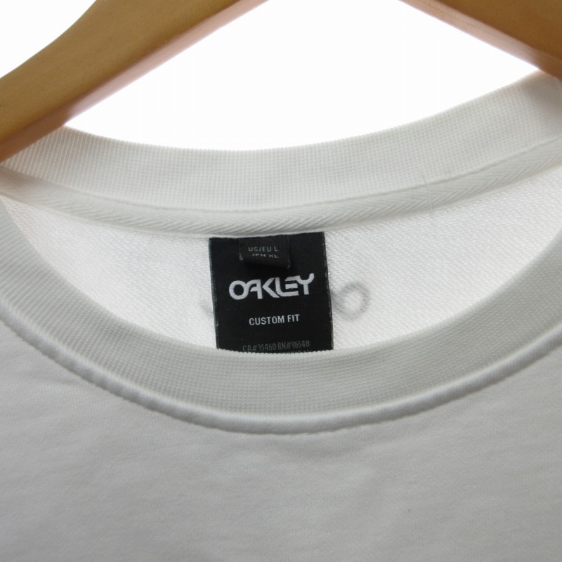オークリー OAKLEY トレーナー スウェット メガネ柄 長袖 白 ホワイト XLサイズ 0315 メンズ_画像8