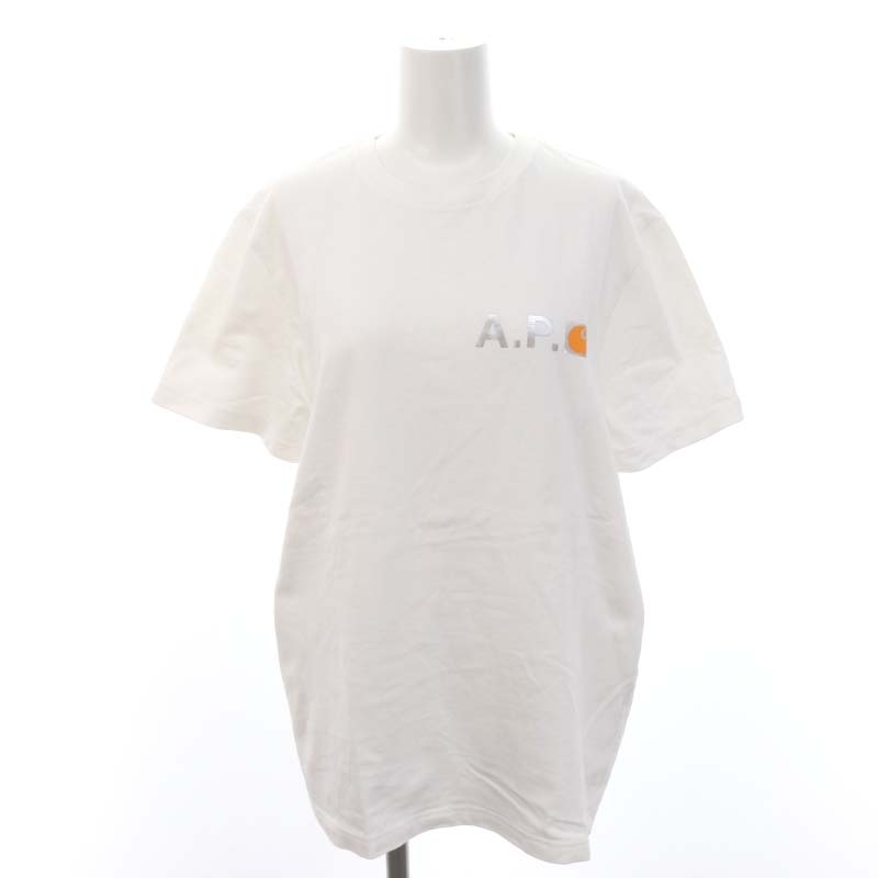 アーペーセー A.P.C. Carhartt WIP フロントロゴTシャツ カットソー 半袖 プルオーバー コットン M マルチカラー /YQ_画像1