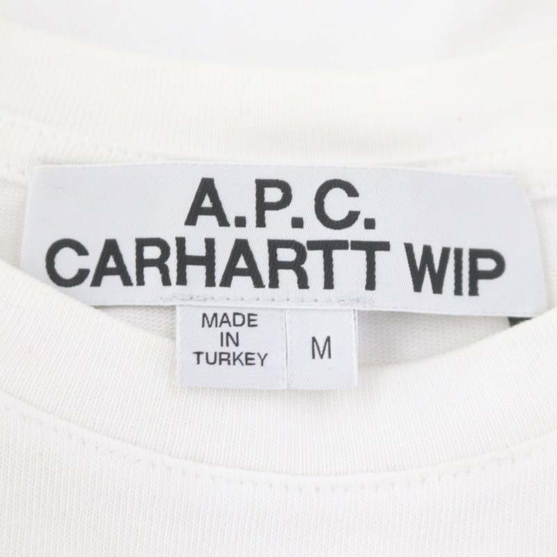 アーペーセー A.P.C. Carhartt WIP フロントロゴTシャツ カットソー 半袖 プルオーバー コットン M マルチカラー /YQ_画像3