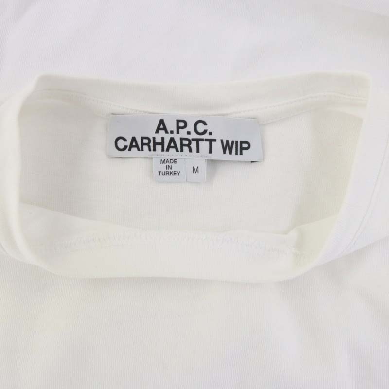 アーペーセー A.P.C. Carhartt WIP フロントロゴTシャツ カットソー 半袖 プルオーバー コットン M マルチカラー /YQ_画像7