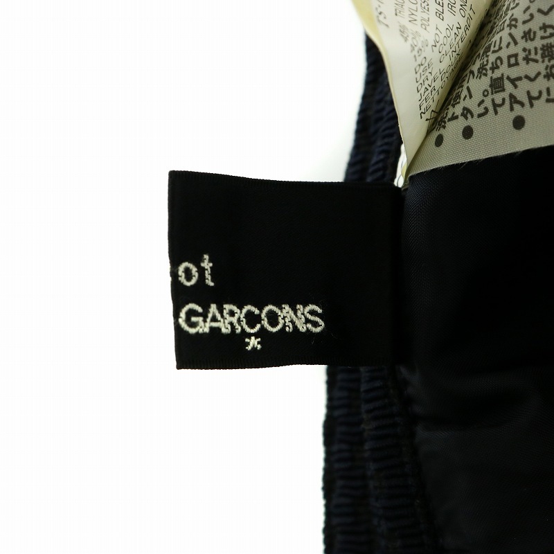トリココムデギャルソン tricot COMME des GARCONS タイトスカート ミドル 総柄 サイドジップ S 黒 ブラック TS 02015S_画像5