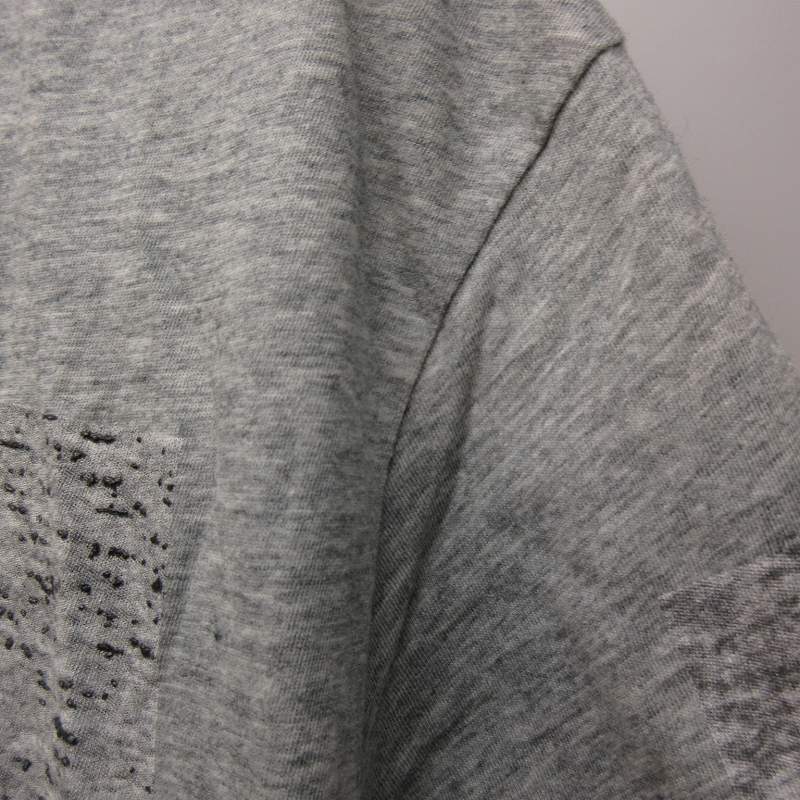 アルマーニエクスチェンジ A/X ARMANI EXCHANGE Tシャツ カットソー 総柄 Vネック 半袖 グレー M ■SH 0319 ■023 メンズの画像4