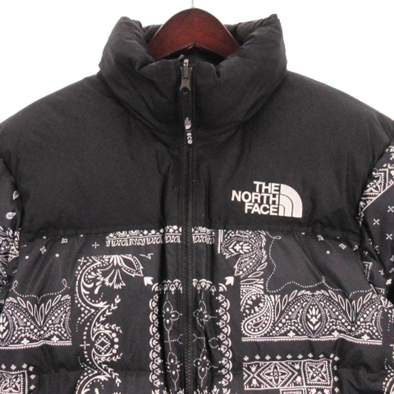 未使用品 ザノースフェイス THE NORTH FACE タグ付き 22AW 1996 NOVELTY NUPTSE JACKET ノベルティ ヌプシ ダウン ジャケット バンダナ柄_画像2