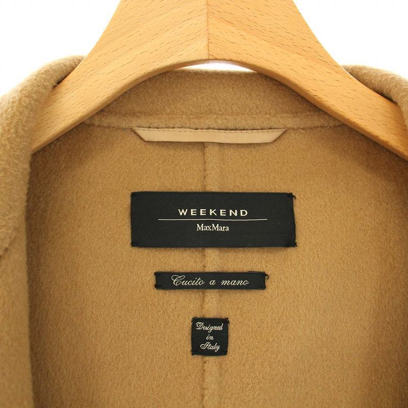 マックスマーラ ウィークエンドライン Camel Wool Patner Bomber Jacket ジャケット ショートコート アウター IJ38 S ベージュ レディース_画像7