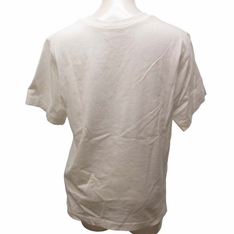 ミラオーウェン Mila Owen 美品 22SS LuxAハイラインTシャツ カットソー コットン 半袖 白 ホワイト O 0317 ■023 レディース_画像2