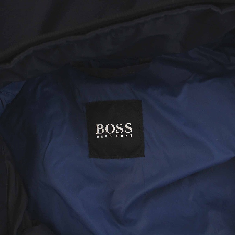  Hugo Boss HUGO BOSS nylon jacket blouson Zip up outer 48 M navy blue navy /YM men's 