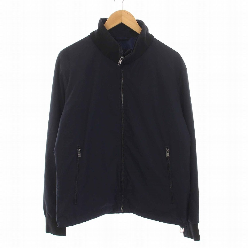  Hugo Boss HUGO BOSS nylon jacket blouson Zip up outer 48 M navy blue navy /YM men's 