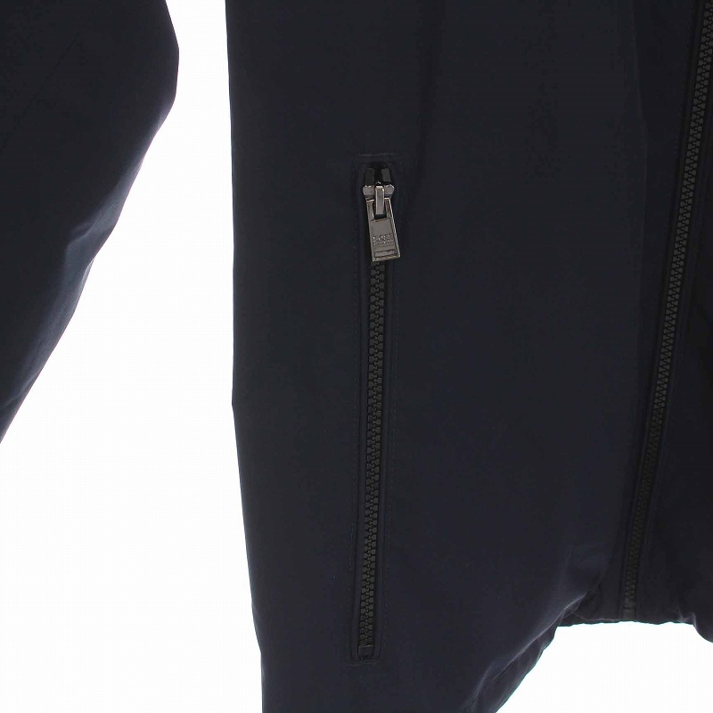  Hugo Boss HUGO BOSS nylon jacket blouson Zip up outer 48 M navy blue navy /YM men's 