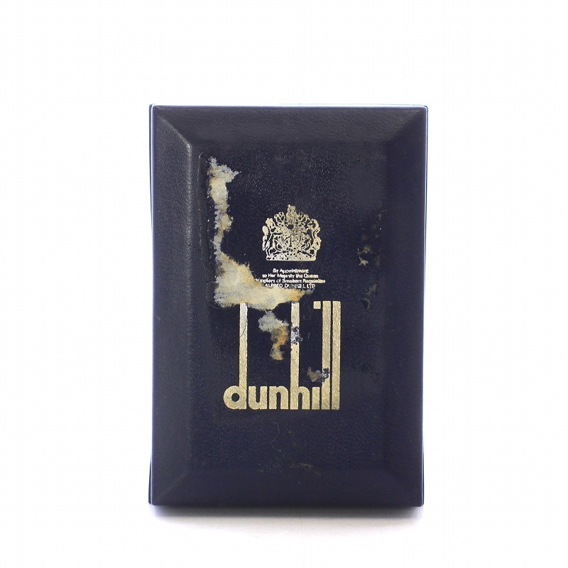 ダンヒル dunhill ジャンク品 PATENTED ライター ガスライター スクエア ローラー式 総柄 ゴールドカラー US.RE24163 /AQ ■GY18_画像9