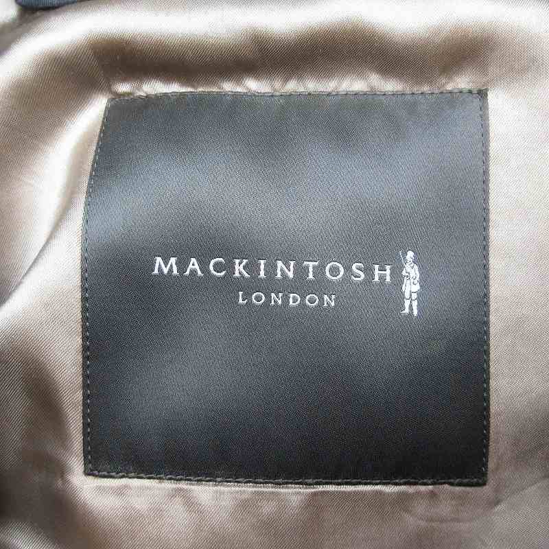 マッキントッシュ ロンドン MACKINTOSH LONDON ステンカラーコート バルマカーン コート ジャケット アウター ライナー付き 裏地チェック M_画像6