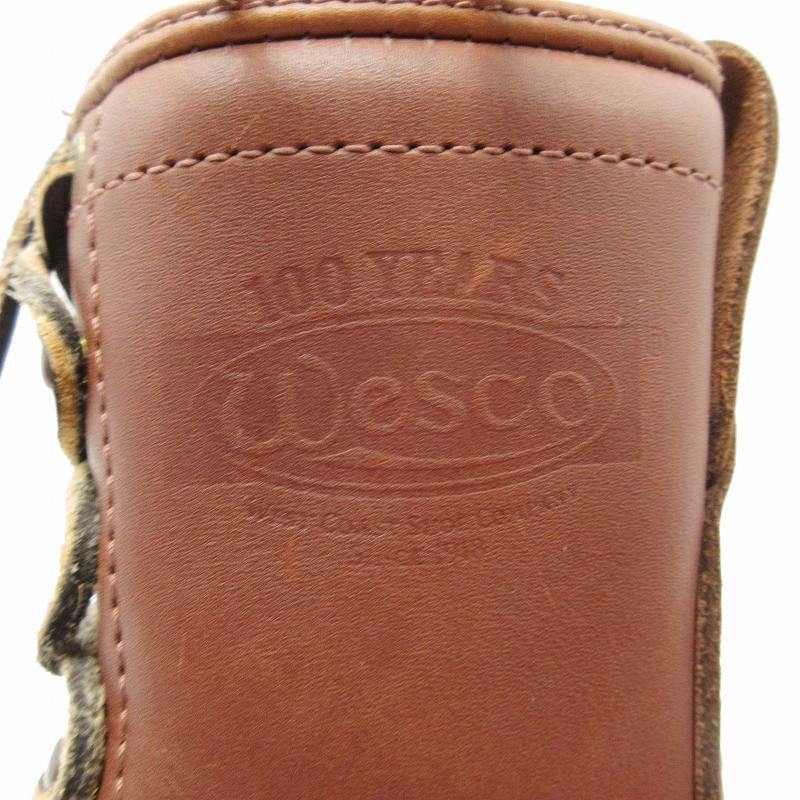  Wesco WESCO 100YEARS STANDARD JOBMASTER 100 годовщина стандартный job тормозные колодки stock Work ботинки средний kau hyde кожа 