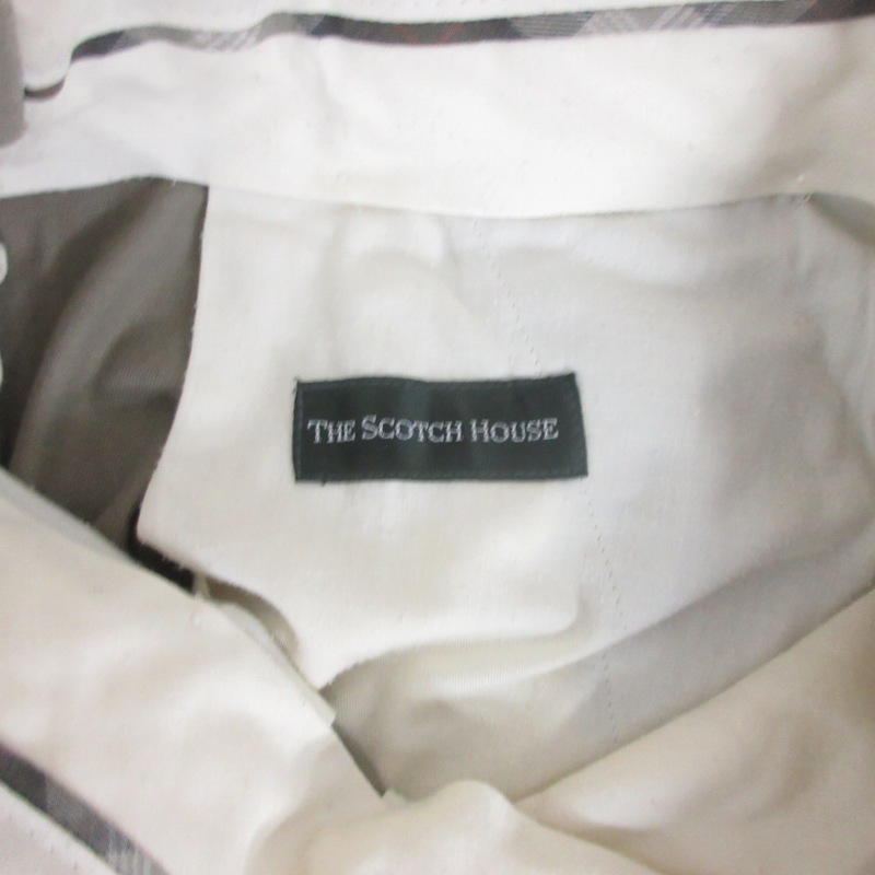 ザ スコッチ ハウス The Scotch House チノパンツ ボトムス フロントタック ベージュ系 0318 ■GY31 メンズ_画像8