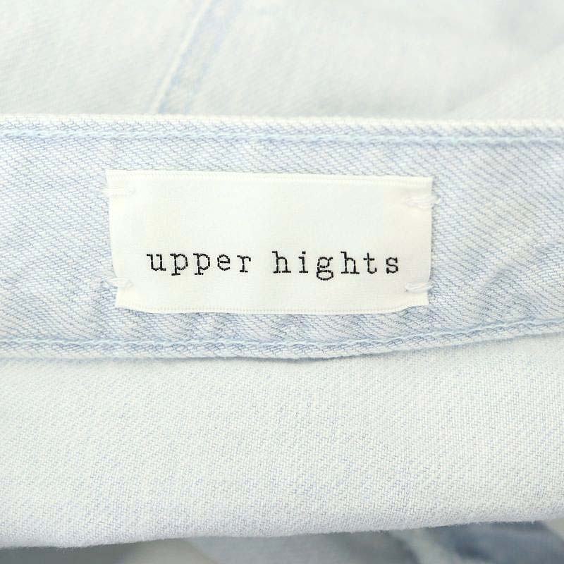 アッパーハイツ upper hights LAppartement取り扱い 23AW THE TAYLOR DENIM デニムパンツ ジーンズ フレア フリンジ 24 ライトブルー /HS_画像3