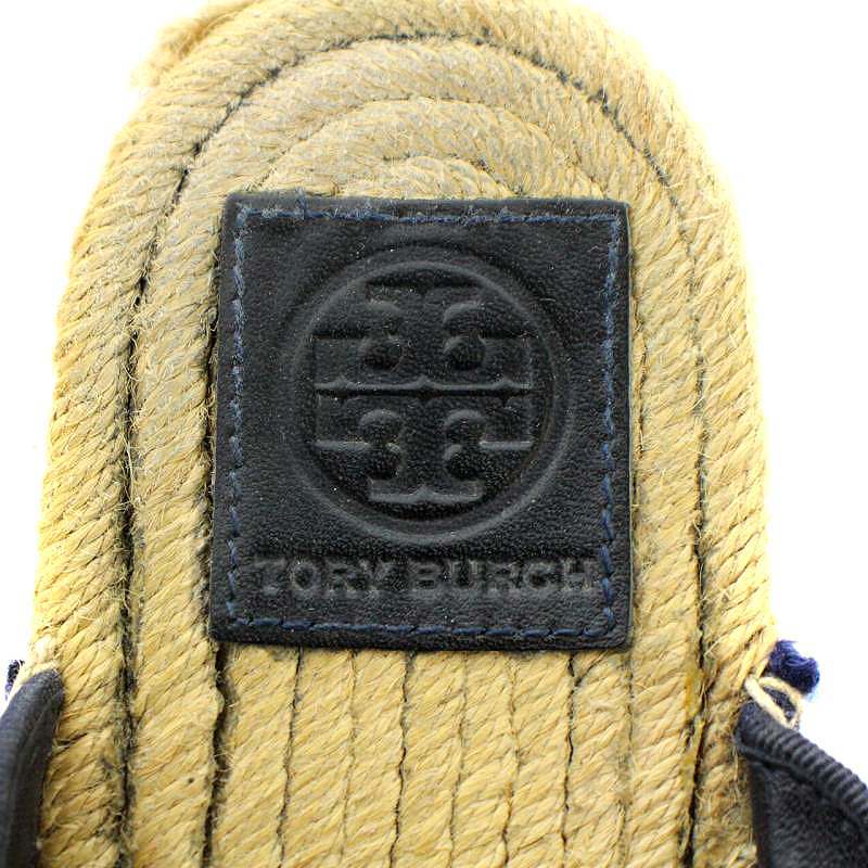 トリーバーチ TORY BURCH サボ サンダル 7 24cm 青 ブルー ■GY08 /AK26 レディース_画像3