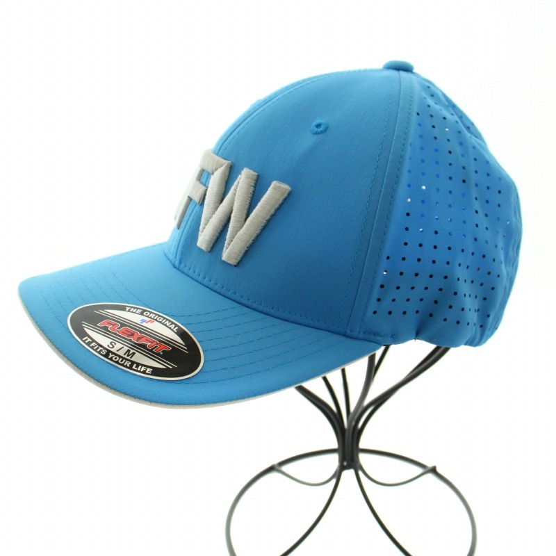 ティーエフダブリューフォーティーナイン TFW49 EVAPORATION CAP エバポレーションキャップ ゴルフ 帽子 ロゴ 3 青 ブルー T132010002_画像1