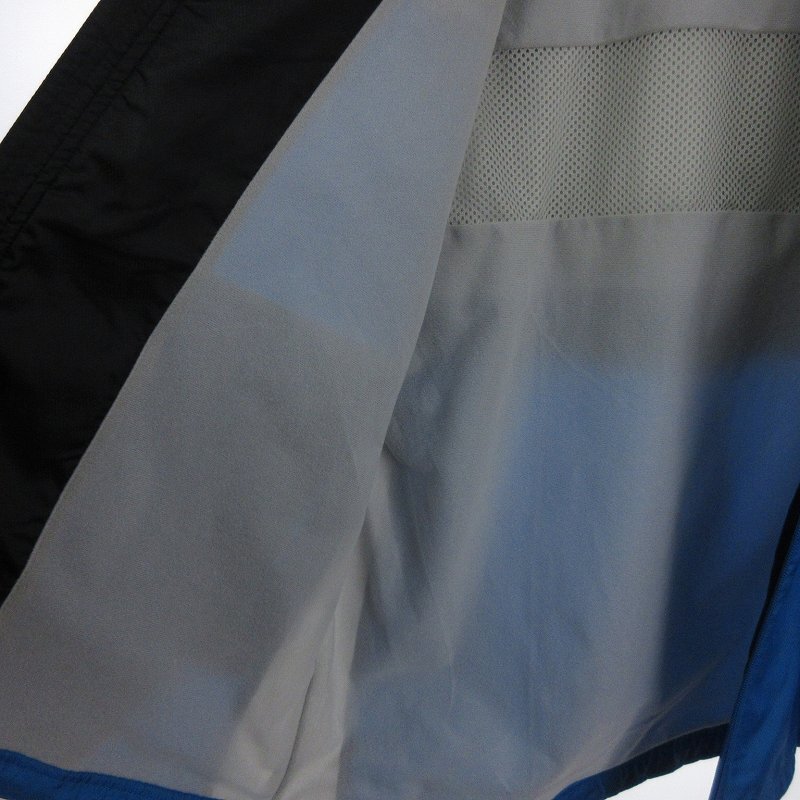 ヨネックス YONEX ウィンドブレーカー ジャケット ヒートカプセル 長袖 フード ロゴ ワンポイント 水色 ライトブルー L メンズの画像4