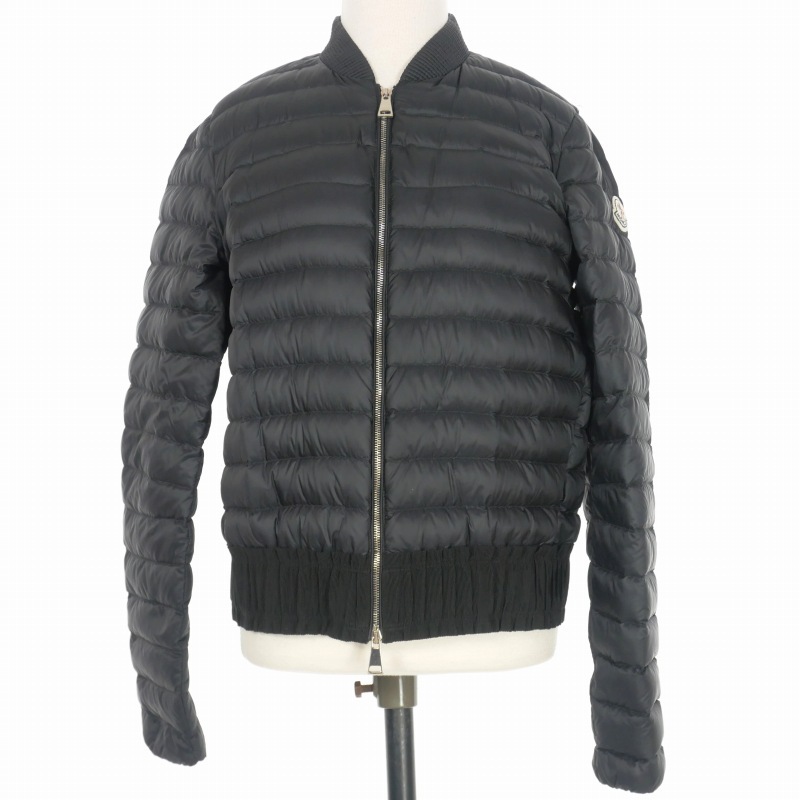 モンクレール MONCLER BARYTINE ダウンジャケット ブルゾン 0 黒 ブラック D10934531799 国内正規 レディース_画像1