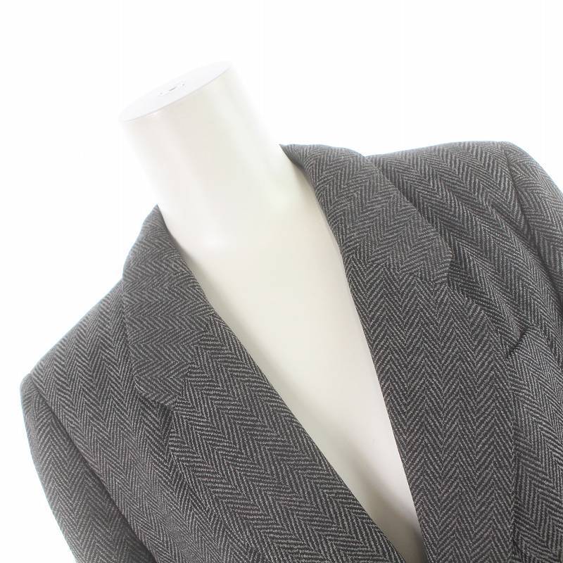  Armani koretsio-ni костюм выставить верх и низ tailored jacket 2B брюки "в елочку" 42 XL серый уголь /SI13
