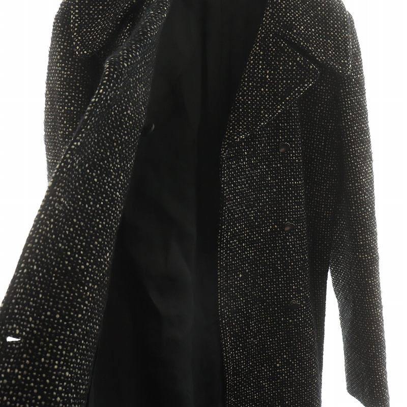  Balenciaga BALENCIAGA Пальто Честерфилд длинный длина шерсть moheya. внешний 38 S чёрный черный /AN2 женский 