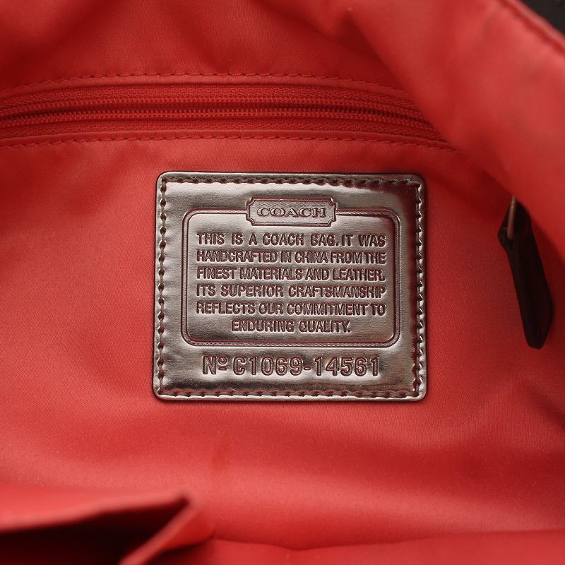 コーチ COACH POPPY ポピー レザースウィング 2WAY ハンド ショルダーバッグ ロゴ 黒 ブラック 14561 /IR ■GY05 レディース_画像4