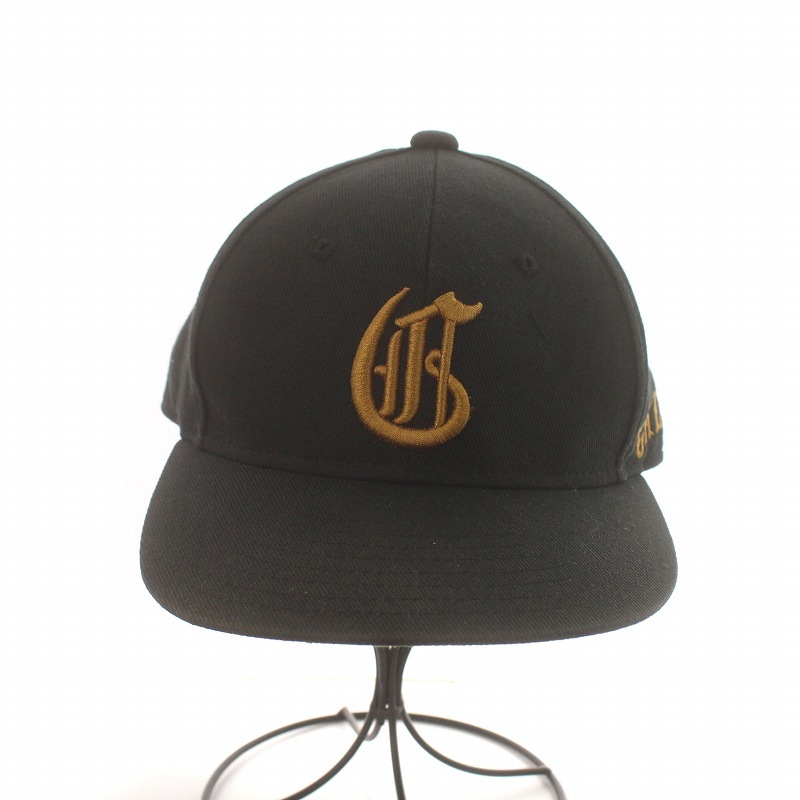 キャリー CALEE ベースボールキャップ 帽子 野球帽 ロゴ 刺繍 L 黒 ブラック /IR ■GY03 メンズ_画像2
