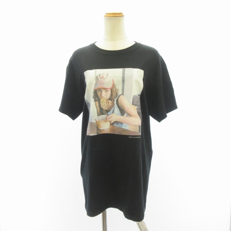 ジャーナルスタンダード JOURNAL STANDARD STELLA DONNELLY Stella NOODLE ショート Tシャツ カットソー 黒 ブラック M ■122 レディース_画像1