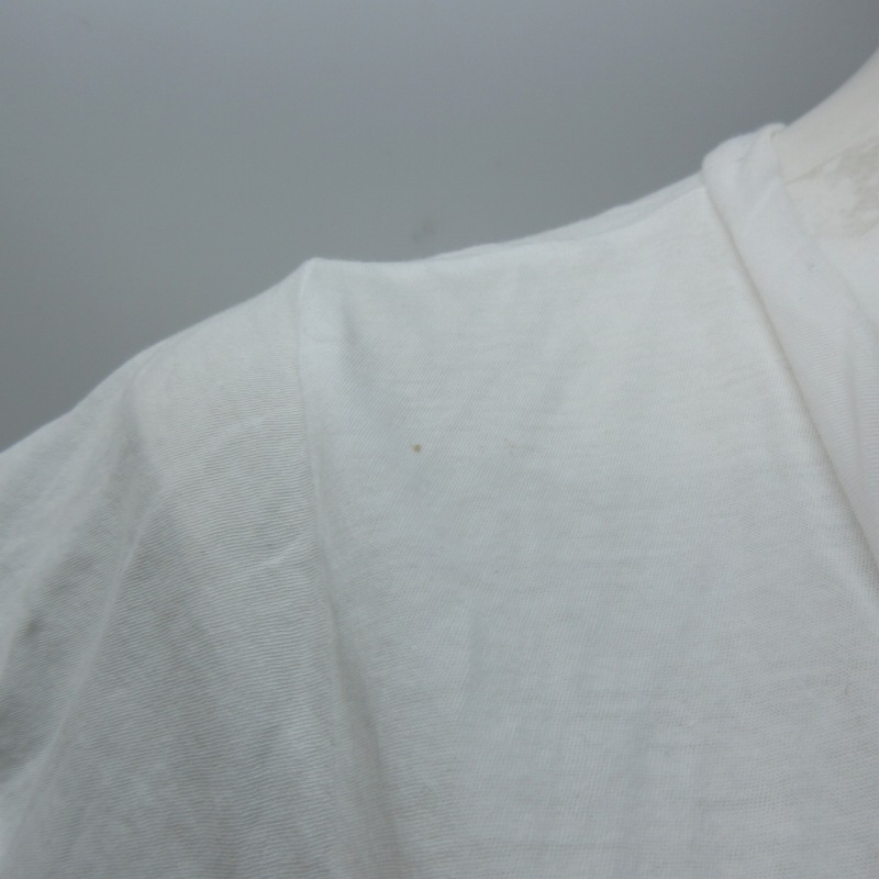 ジェームスパース JAMES PERSE 近年 Tシャツ カットソー Uネック コットン 半袖 USA製 白 ホワイト 1 約M 0316 ■023 レディース_画像5