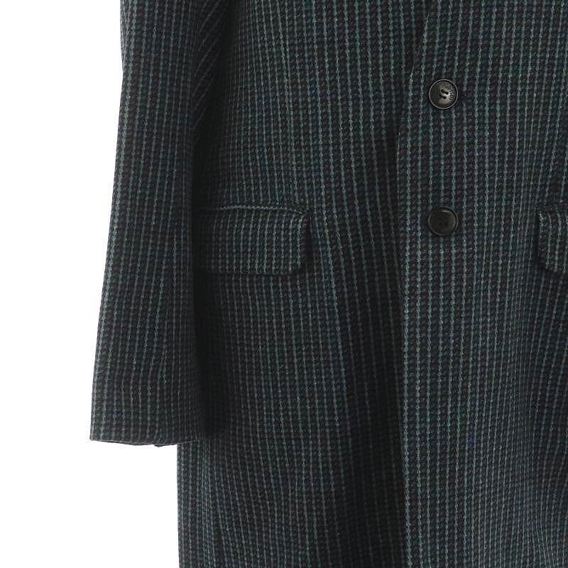  Ne-Net Ne-net шерстяное пальто no color длинный подкладка общий рисунок шерсть 3 L многоцветный /YQ #OS женский 