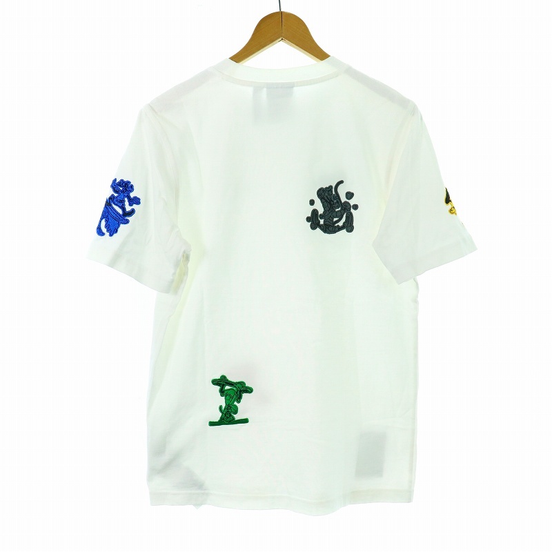 adidas originals Disney GOOFY TEE Tシャツ カットソー 半袖 クルーネック グーフィー 刺繍 S 白 ホワイト GP6478_画像2