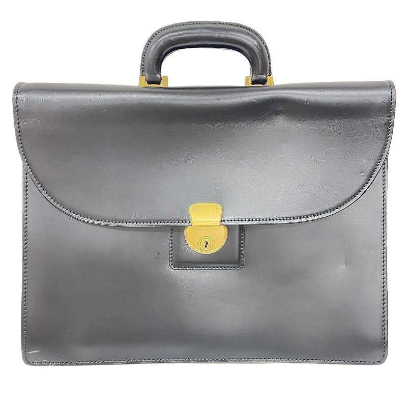  Porter PORTER leather business bag attache case briefcase 045-1530 black black men's 