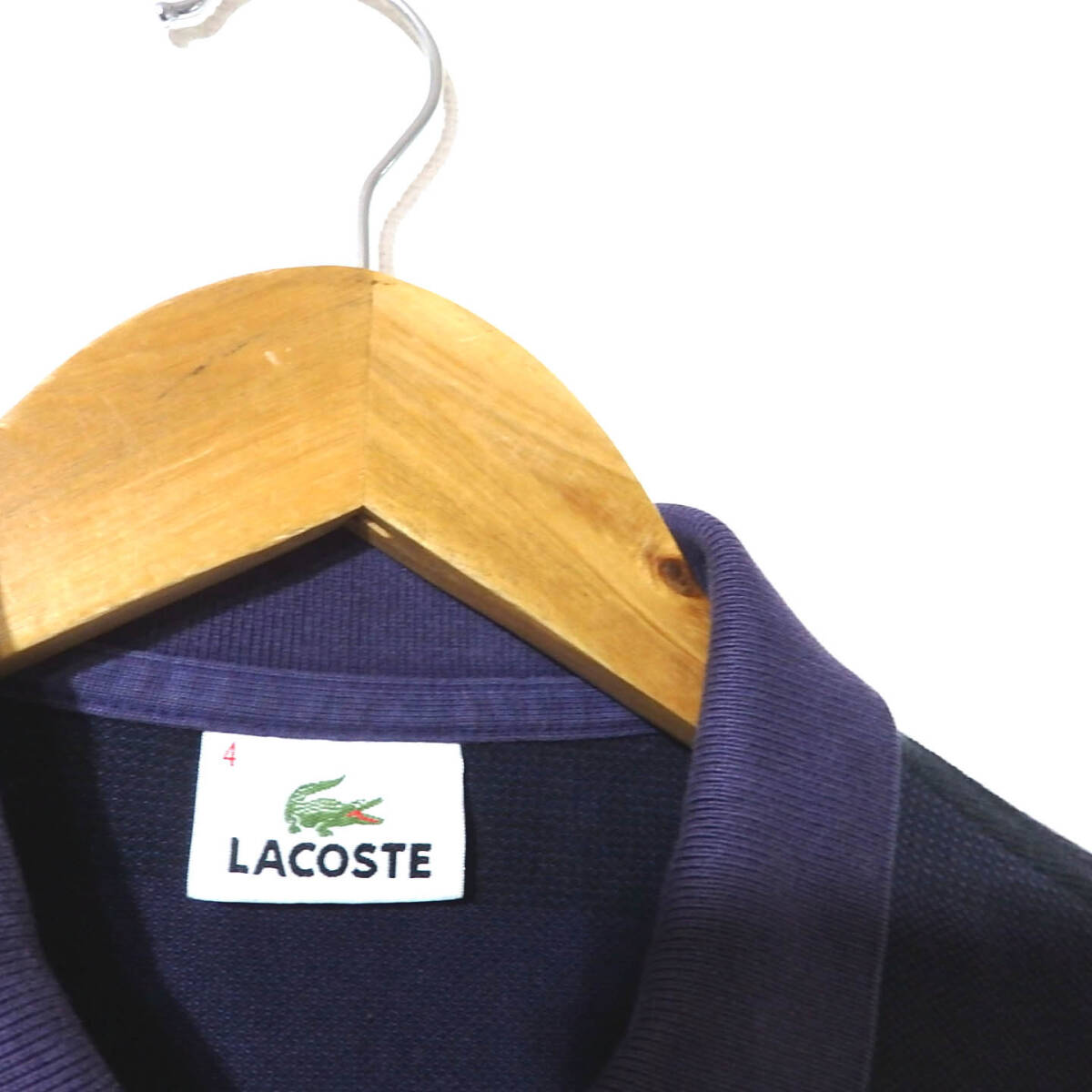 【送料無料】ラコステポロシャツ/サイズ４ 長袖 ポロ ファブリカ lacsote マルチカラー ファブリカ 日本製の画像6