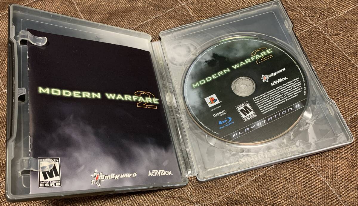 【美品】PS3用ソフト「コールオブデューティ モダンウォーフェア2」輸入 北米版 COD MW2_画像3