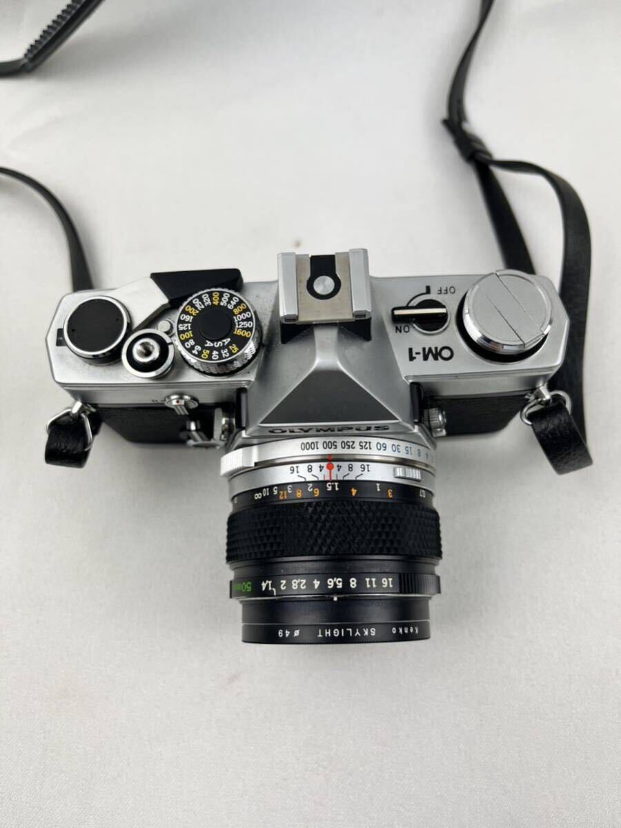 (SI)美品　OLYMPUS オリンパス　OM-1 希少品　レンズ付き　カバー付き　シャッター確認済み　フィルムカメラ　カメラ　_画像2