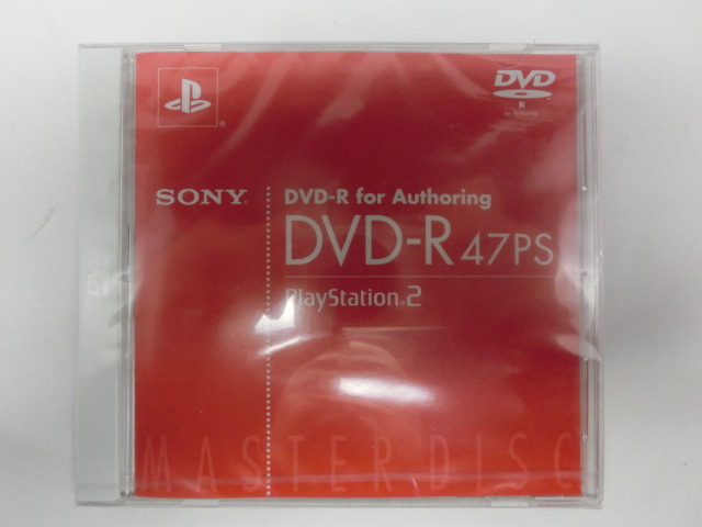 PS2 新品未開封 SONY DVD-R for Authoring DVD-R 47PS PlayStation2 MASTER DISC 開発用