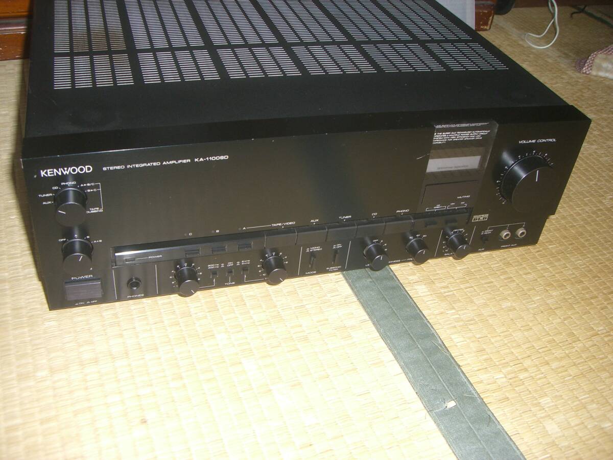 Kenwood　Integra　アンプ　KA-1100SD_画像7