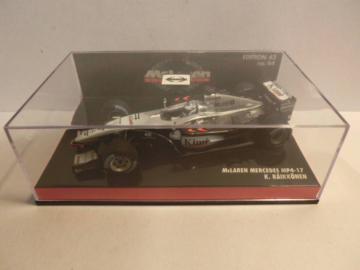 PMA 1/43　マクラーレン　メルセデス　M4-17　＃4　キミ・ライコネン　2002　＊美品 ＊送料300円～ 　Mclaren　Mercedes 　Kimi　Raikkonen_画像1