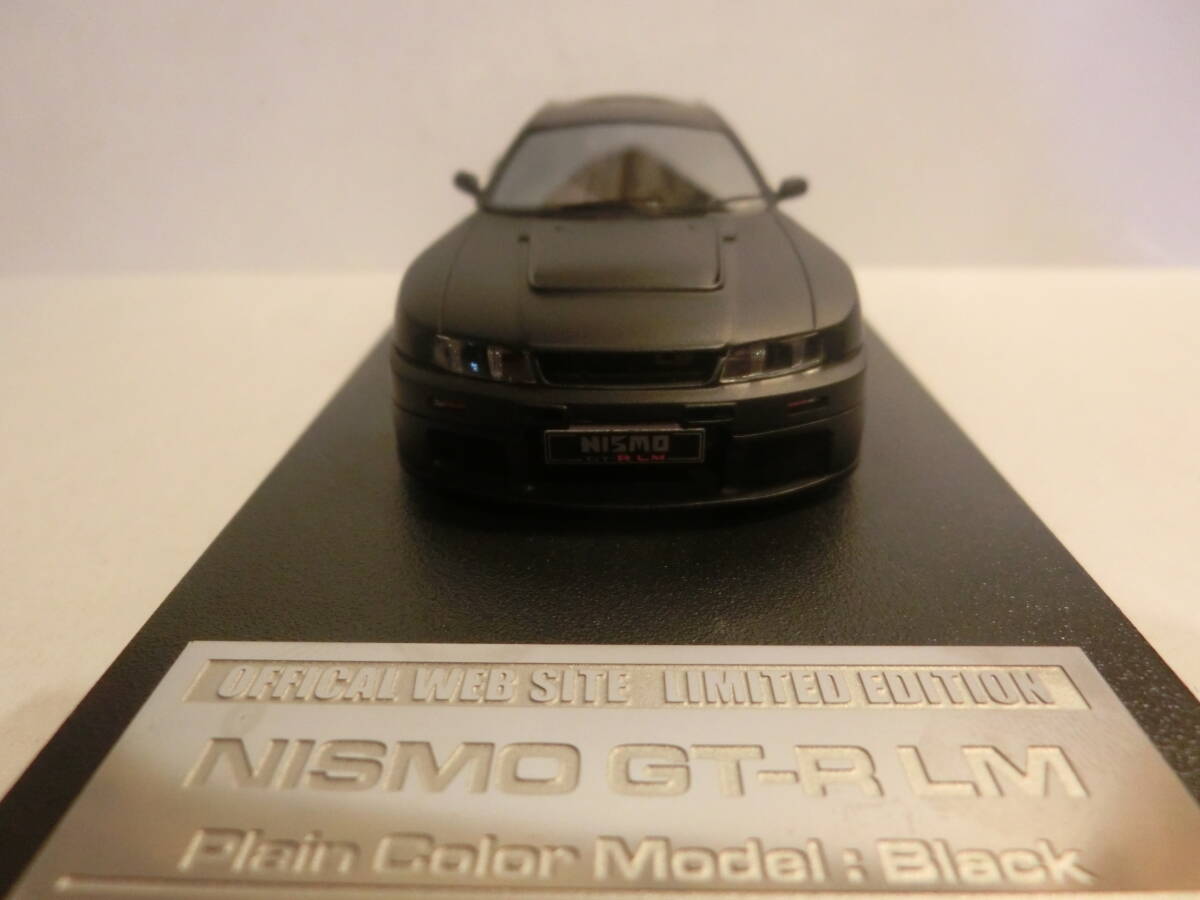 HPI made 1/43 Nismo GT-R LM load car mat black *WEB limited goods * defect have * postage 510 jpy ~ NISMO Skyline 