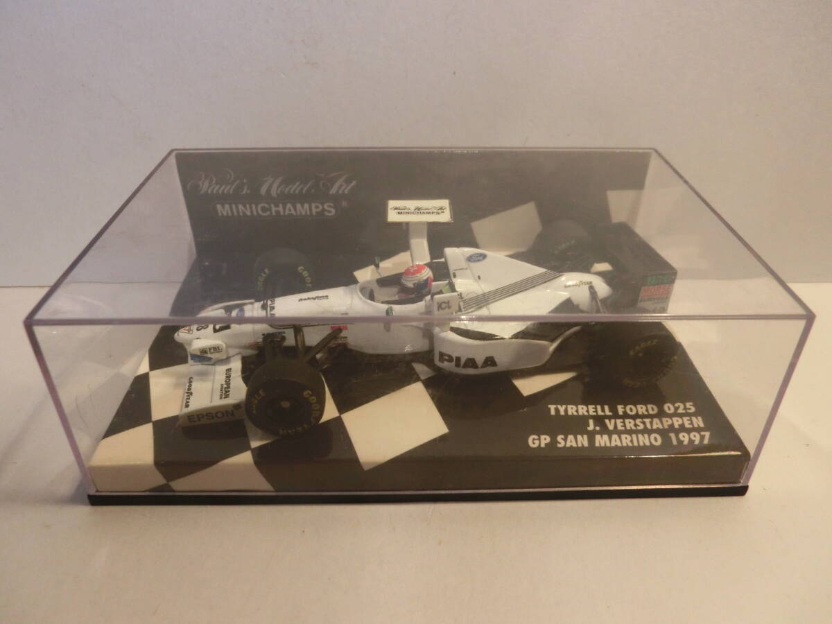 PMA製 1/43 ティレル フォード 025 ＃18 ヨス・フェルスタッペン 1997 サンマリノGP ＊タワーウィング ＊送料300円～ の画像1