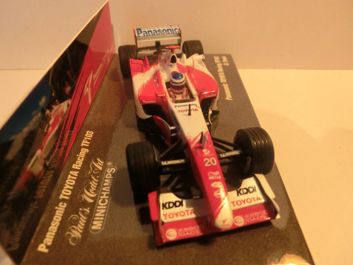 PMA製 1/43　パナソニック　トヨタ　レーシングTF103　オリビエ・パニス　＃20　＊送料300円～　Toyota _画像5