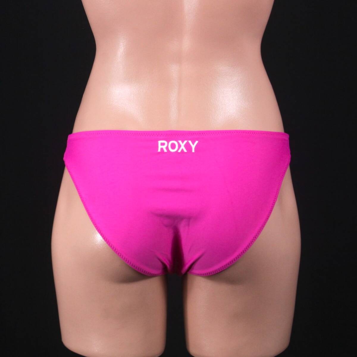 U7768★ROXY Mサイズ 水着 ボトム ピンク 無地 ビキニ パンツ レディース ハイレグ スイムショーツ 水泳 競泳 スイミング プール ビーチ 海_画像1